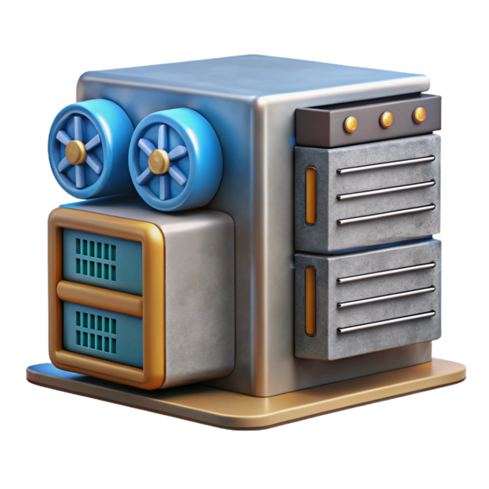 wonderful contemporary Server Room with Climate Control System Cutout 4K png
