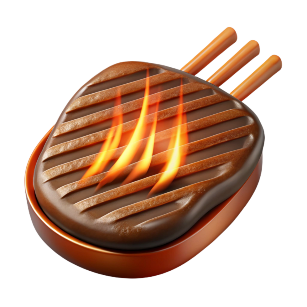 wonderful rustic Sizzling Steak with Grill Marks Transparent Background high resolution png