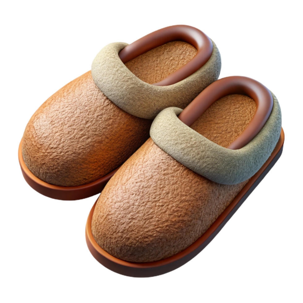 impressive vintage Slippers with Fleece Lining Cutout high quality png