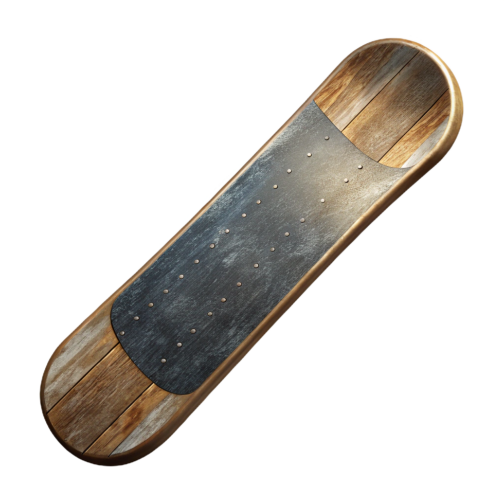 elegant modern Snowboard Deck Bottom View Cutout exclusive png