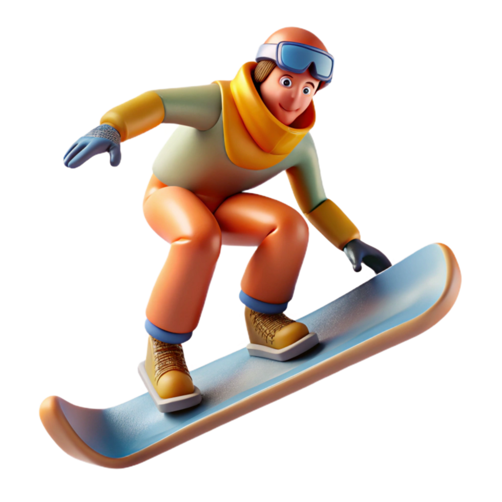 wonderful traditional Snowboarder Rail Slide Side Angle Cutout premium png