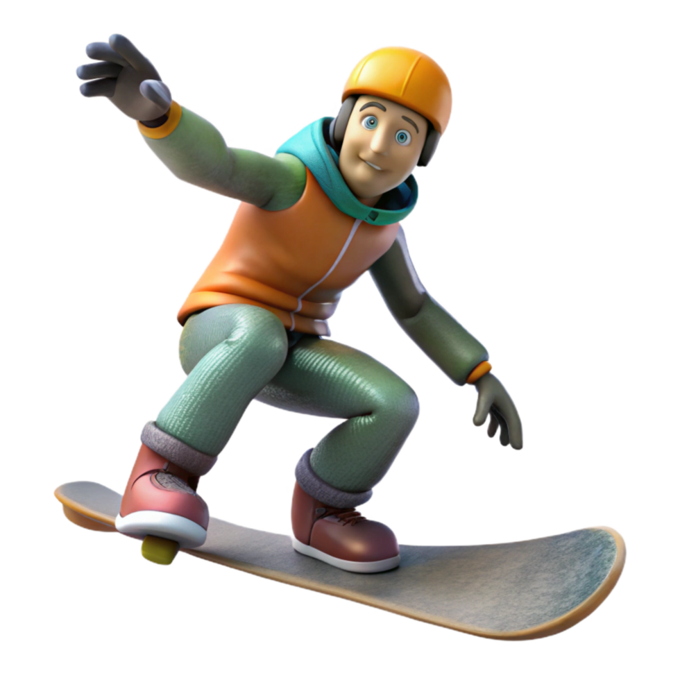 extraordinary classic Snowboarder Jumping Trick Cutout detailed png