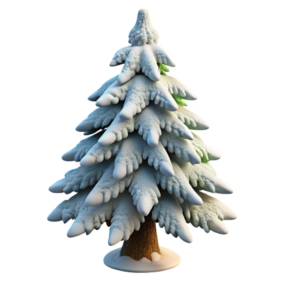 magnificent modern Snow Covered Pine Tree Cutout exclusive png