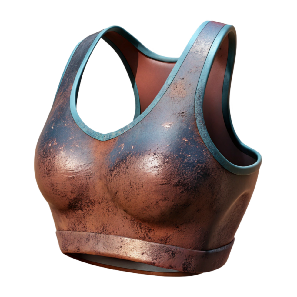 elegant traditional Sports Bra with Racerback Design Cutout high quality png