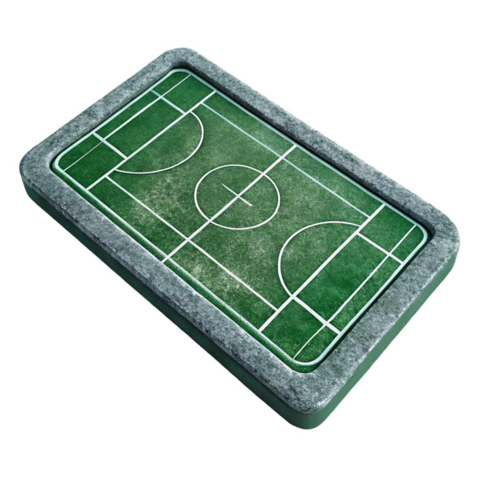 magnificent classic Sports Field Lines White Chalk Isolated high quality png