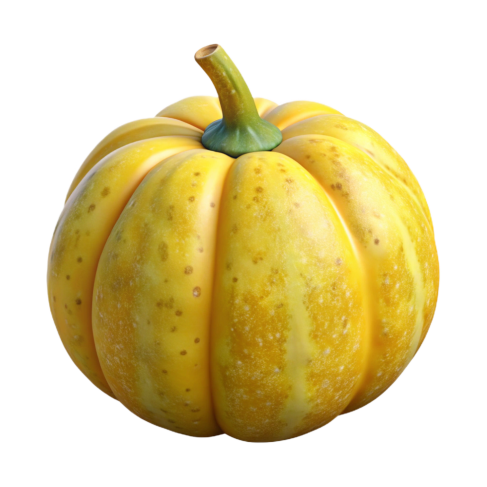 serene vintage Squash Isolated with Yellow Skin high resolution png