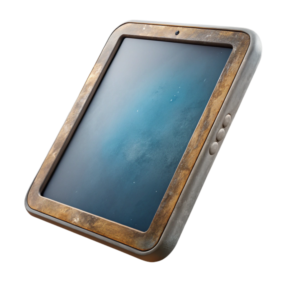 magnificent artistic Tablet Computer with High Resolution Display Transparent Background high resolution png