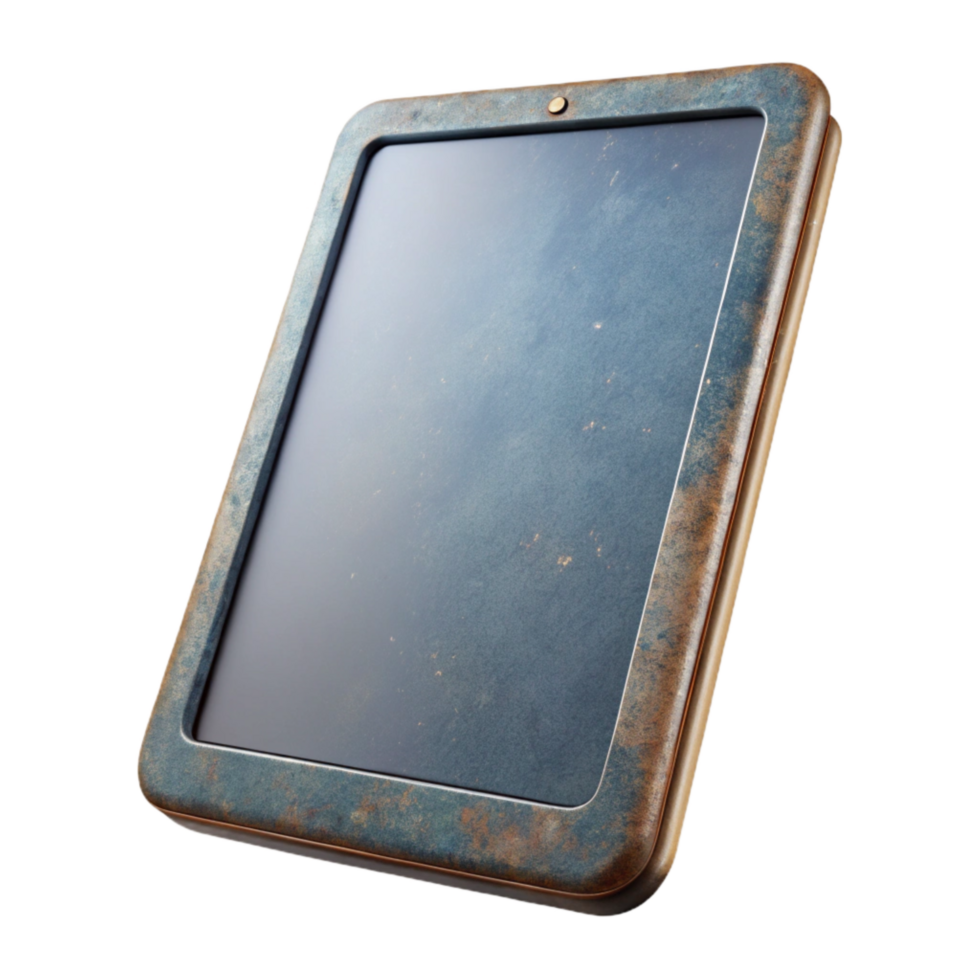 vibrant traditional Tablet Computer with Slim Design Transparent Background professional png