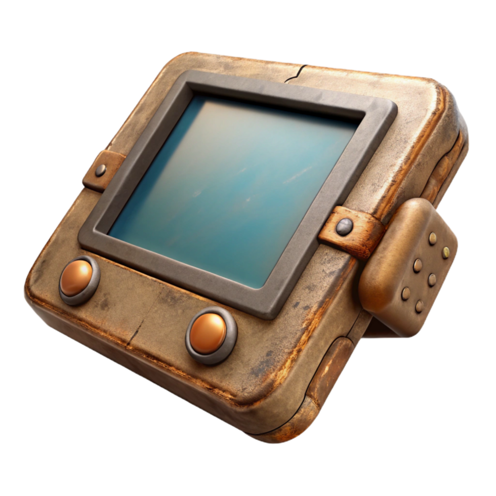 beautiful creative Tablet Computer with Touchscreen Interface Isolated 4K png