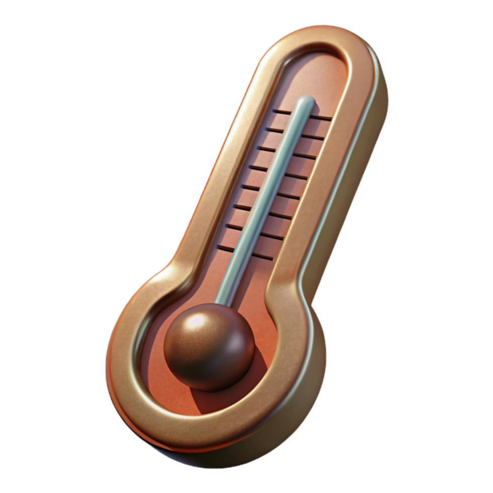 serene abstract Thermometer Angled View Transparent Background exclusive png