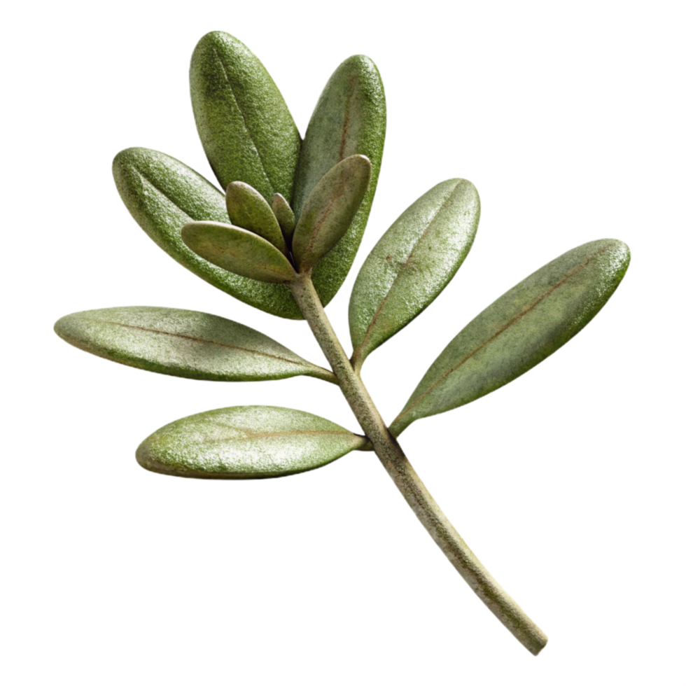 impressive minimalist Thyme Sprig Fresh Cutout Isolated Element high resolution png