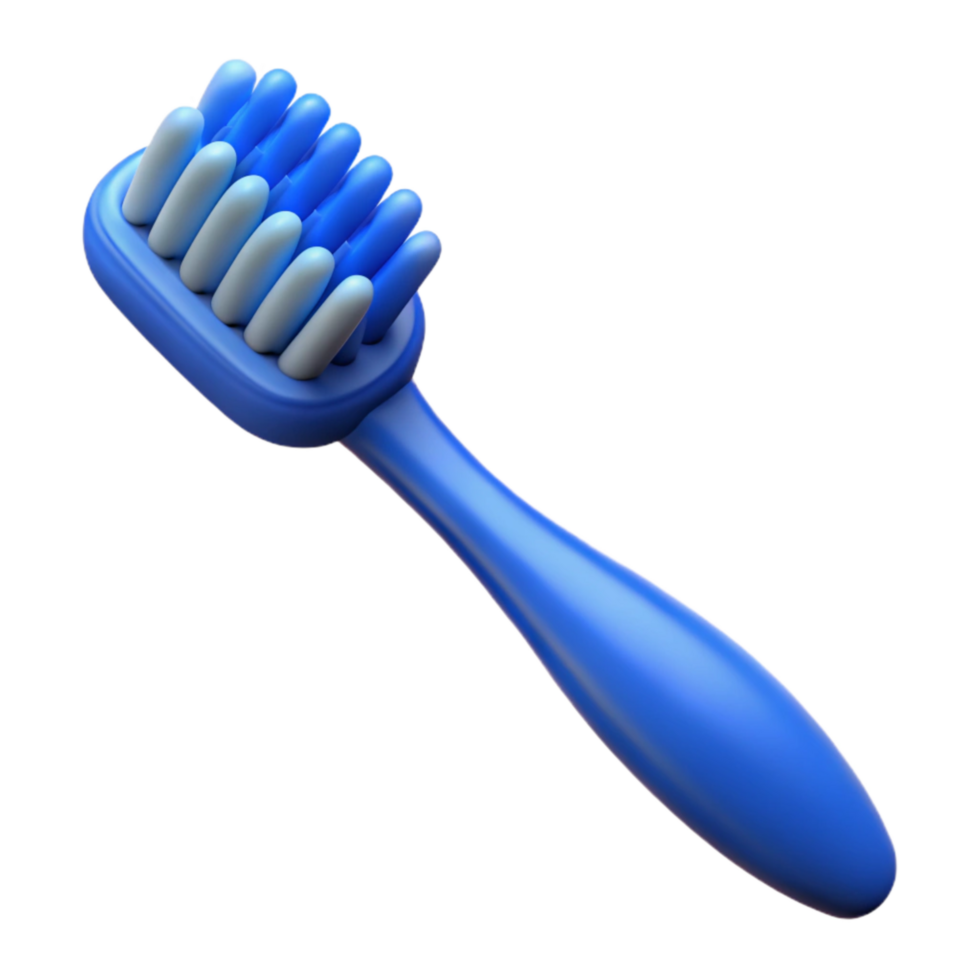 extraordinary abstract Toothbrush Blue Bristles Transparent 4K png