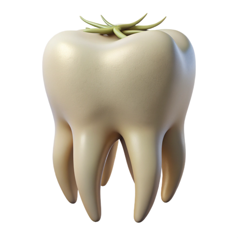 wonderful contemporary Tooth Model with Roots Transparent premium png