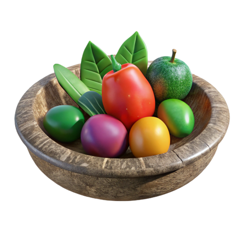 wonderful creative Vegetable Platter Isolated professional png