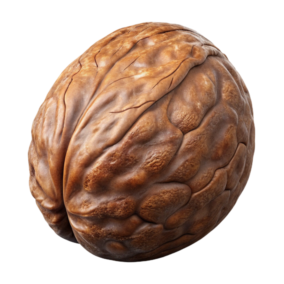 impressive artistic Walnut Shell Brown Textured Isolated professional png