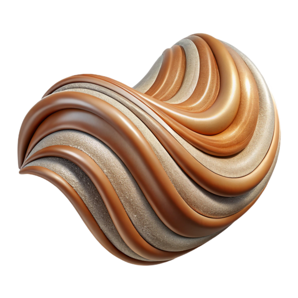 vibrant creative Wave Pattern Isolated with Flowing Lines original png