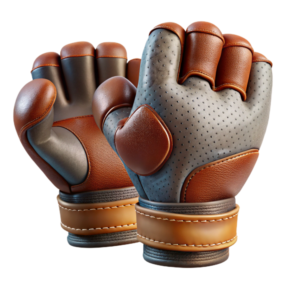 magnificent modern Weightlifting Gloves Close Up Transparent Background high resolution png