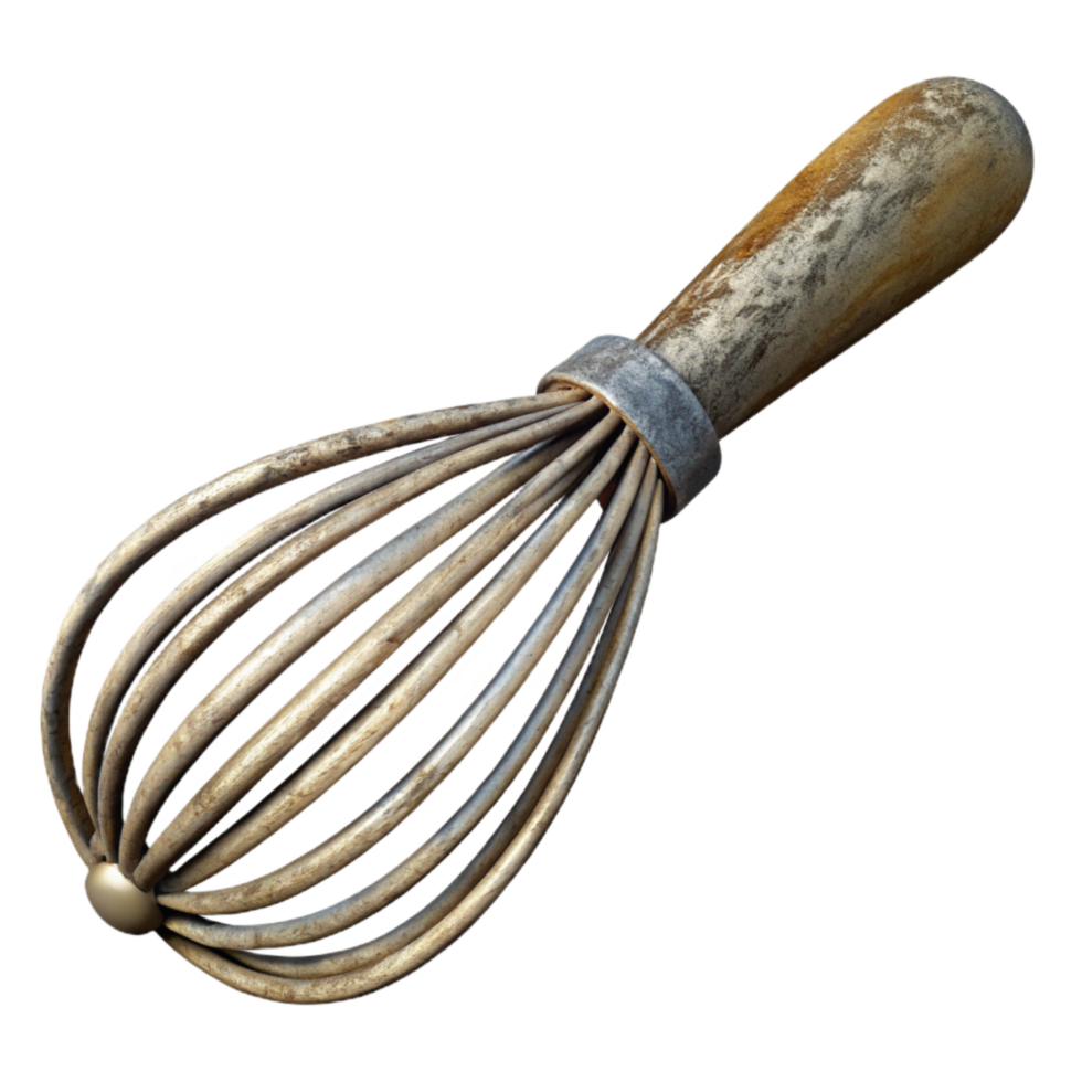 impressive abstract Metal Whisk Isolated 4K png
