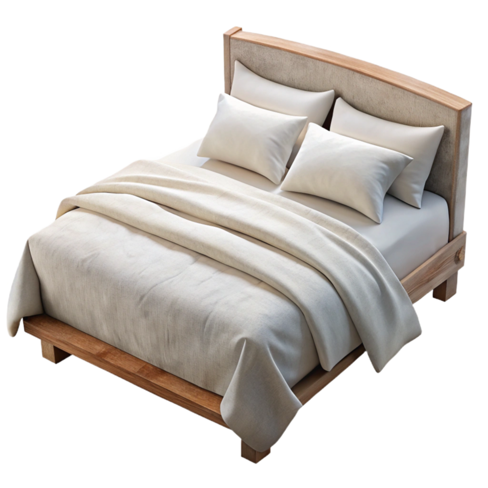 beautiful abstract White Bed Linen Crisp Texture Transparent Background professional png