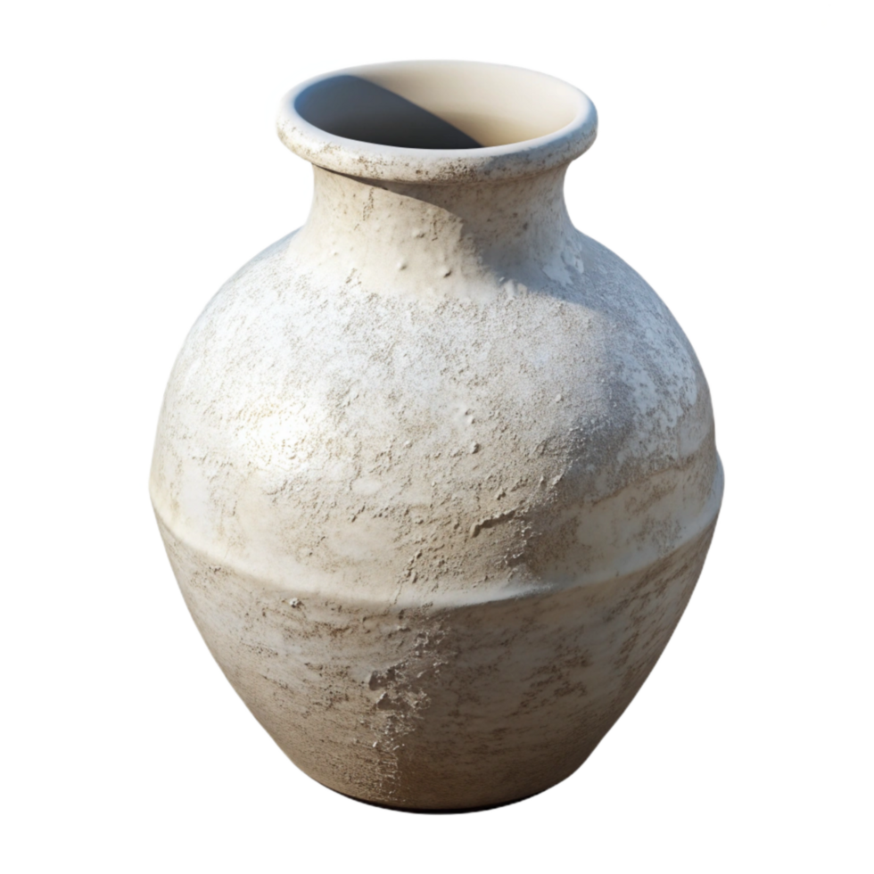 impressive modern White Ceramic Vase Minimalist Design Isolated 4K png