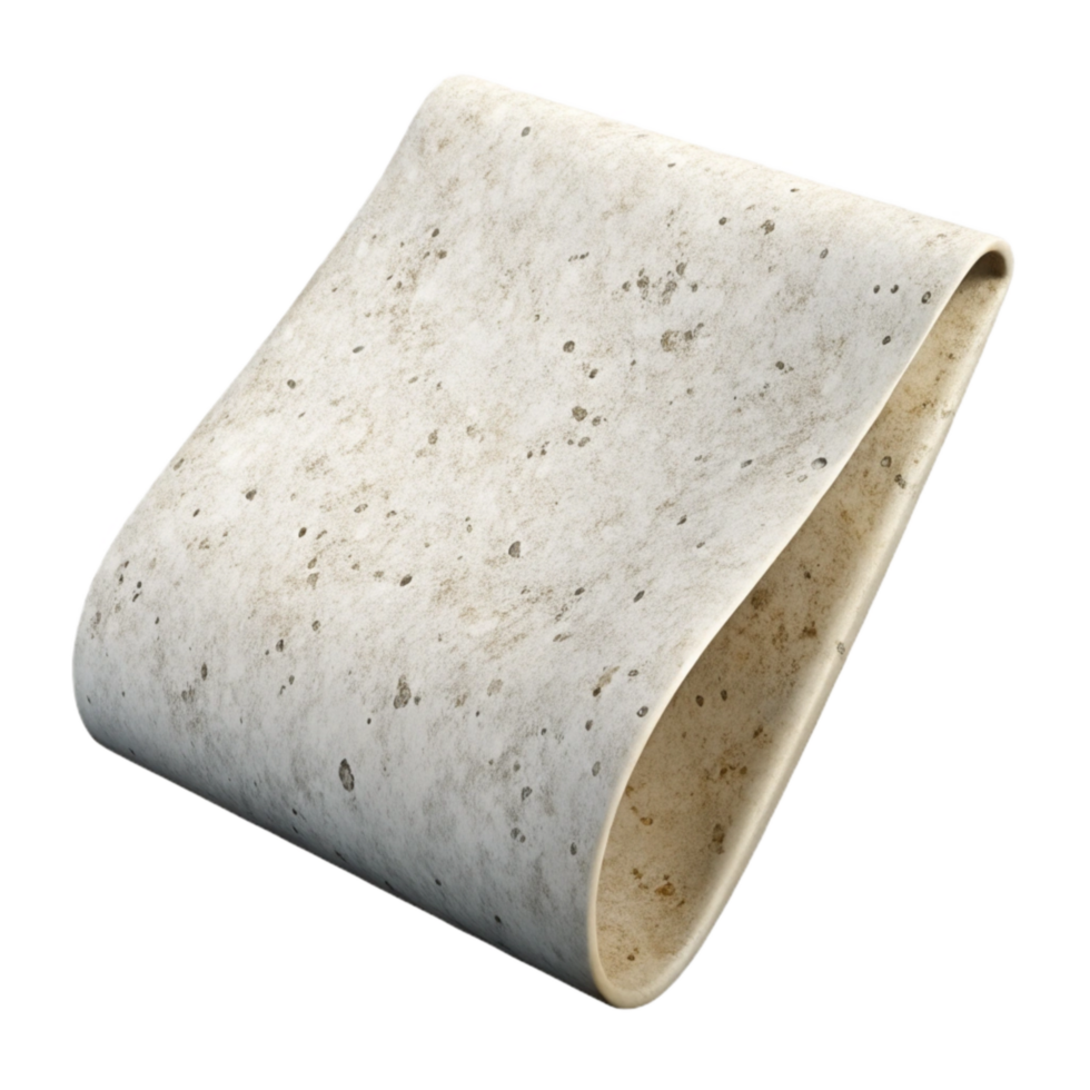 elegant minimalist White Paper Texture Isolated with Subtle Grain authentic png