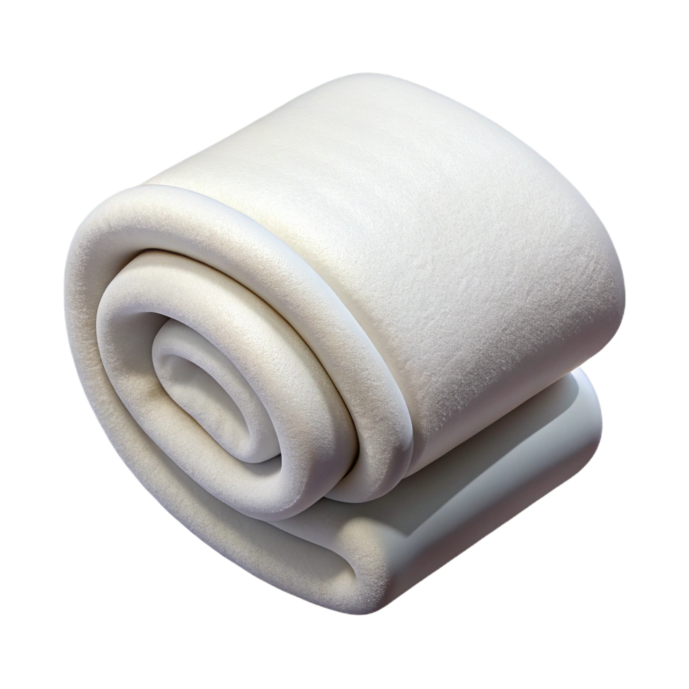 wonderful abstract White Towel Folded Isolated Element with Soft Shadow exclusive png