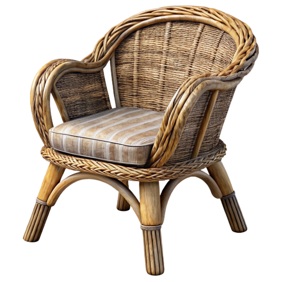 extraordinary abstract Wicker Chair Rattan Detail Cutout high resolution png