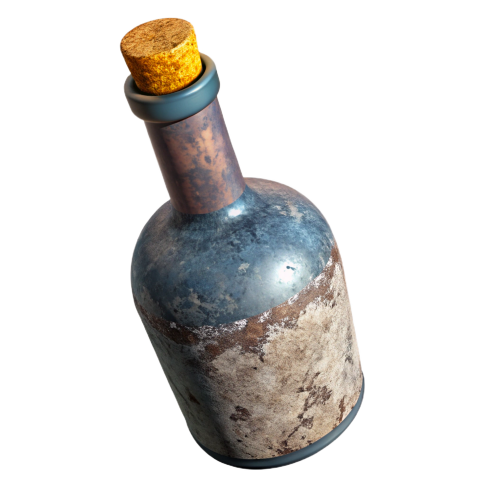 beautiful classic Wine Bottle with Cork Red Wine Isolated premium png