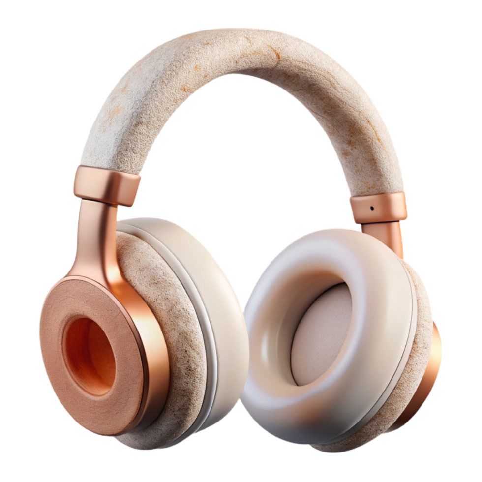 serene abstract Wireless Headphones with Noise Cancelling White Cutout detailed png