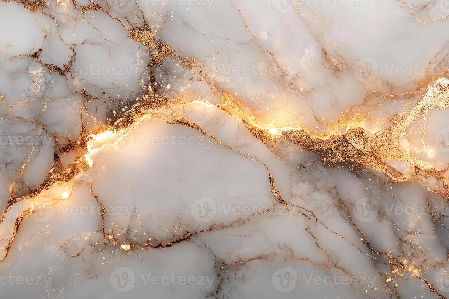 White marble with golden veins creating luxurious texture photo