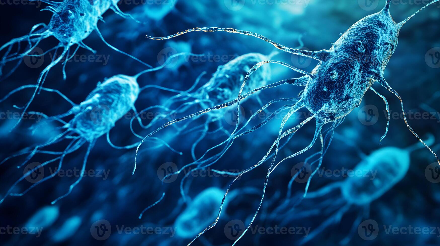 Detailed Microscopic Exploration Revealing Intricate Biological Entities and Microorganisms photo