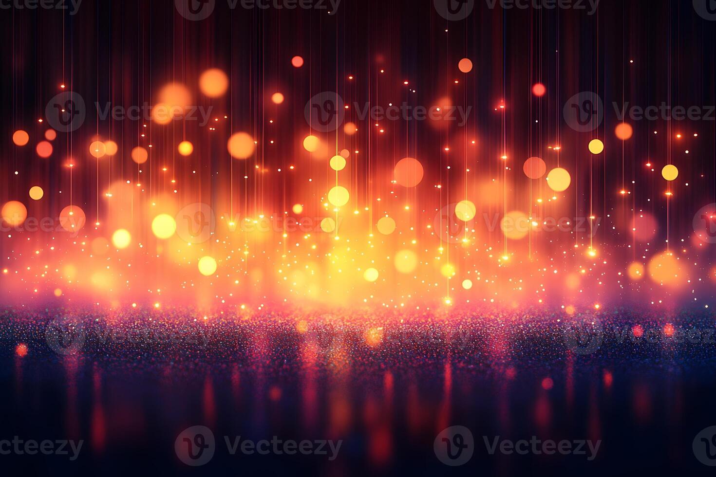 Vibrant Abstract Light Bokeh Background for Creative Design Projects photo