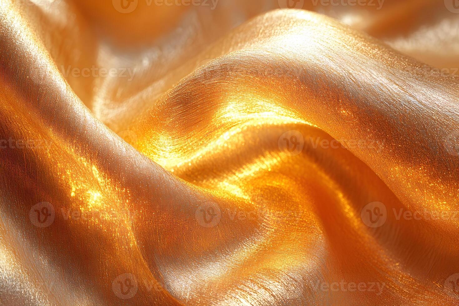 Luxurious Golden Fabric Texture for Elegant Design and Backgrounds photo