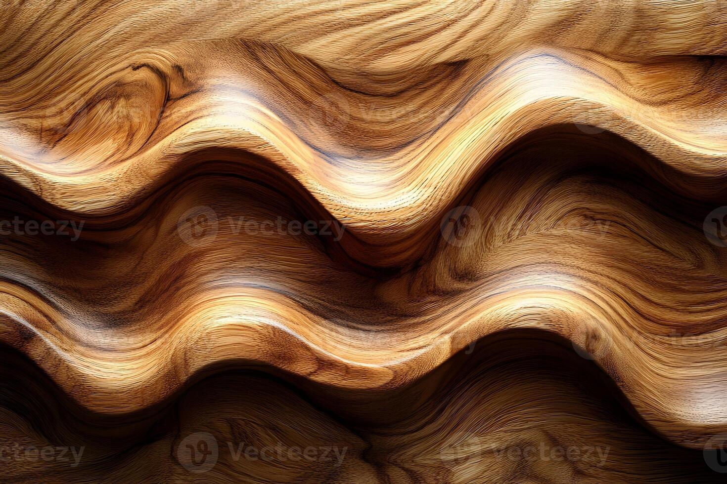 Abstract Wooden Wave Texture for Artistic Design and Background Use photo