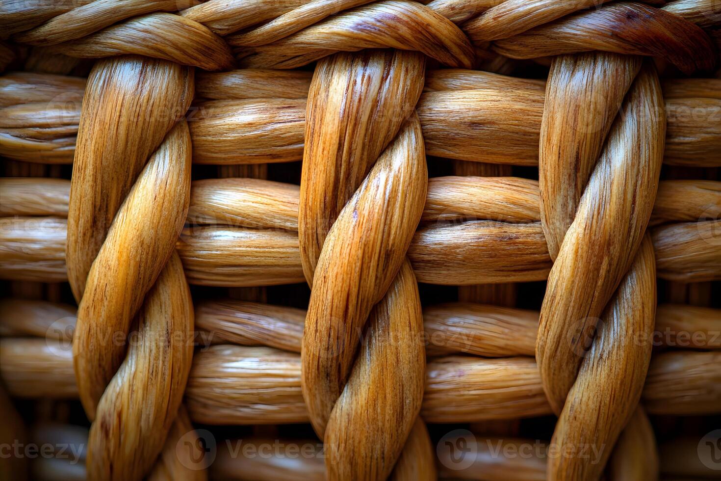 Close-Up of Woven Basket Texture - Rustic Craftsmanship for Design Inspiration and Backgrounds photo