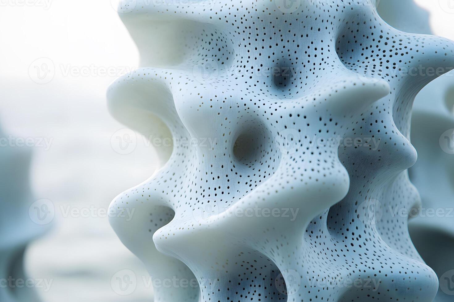 Abstract Organic Structure with Intricate Patterns for Modern Design Concepts photo