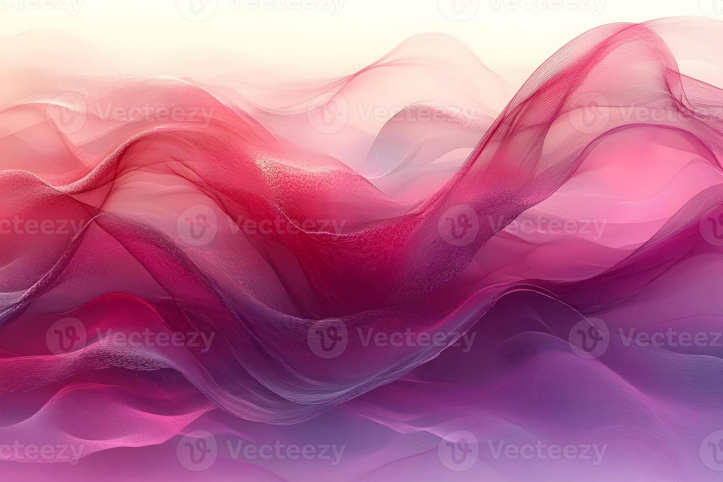 Ethereal Abstract Pink Waves - Perfect for Modern Decor and Creative Design Projects photo