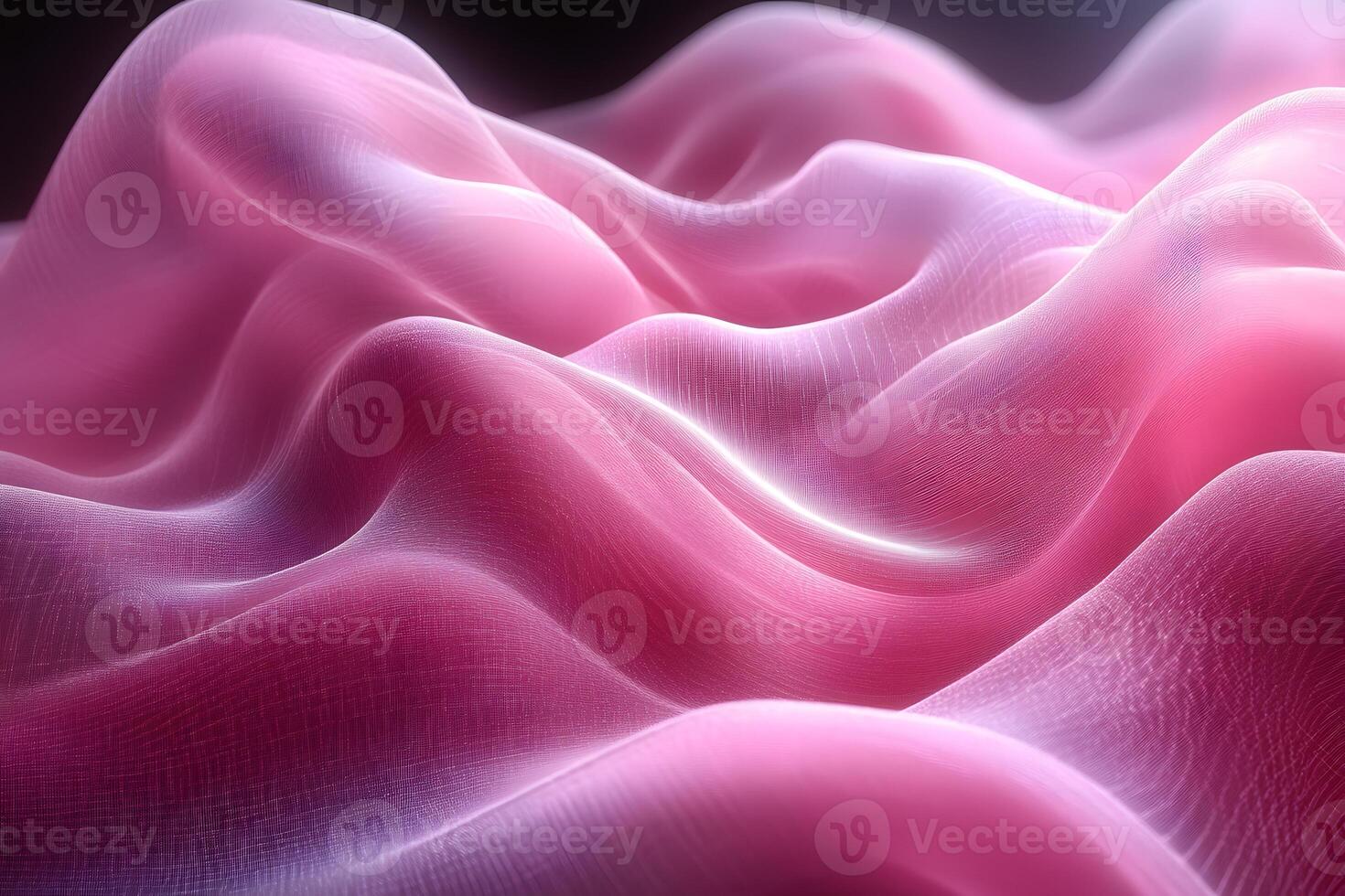 Abstract Pink Fabric Waves in Motion Perfect for Design and Art Projects photo