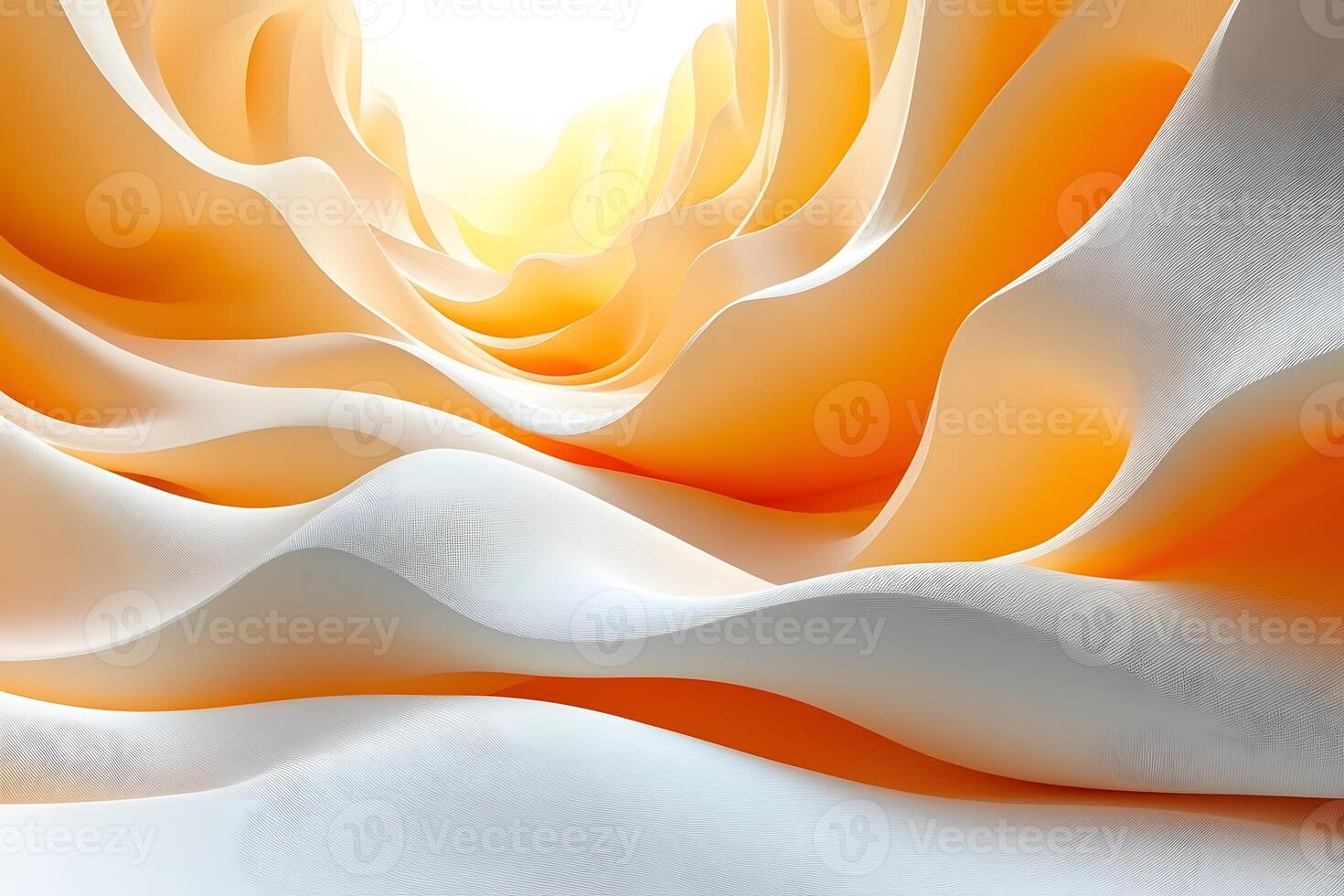 Abstract Sunrise Waves - Vibrant Modern Design for Creative Projects photo