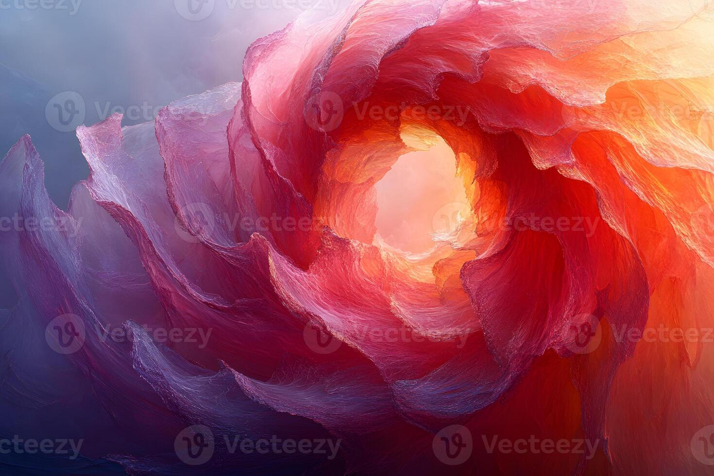 Abstract Swirling Vortex in Fiery Hues for Abstract Art and Design photo