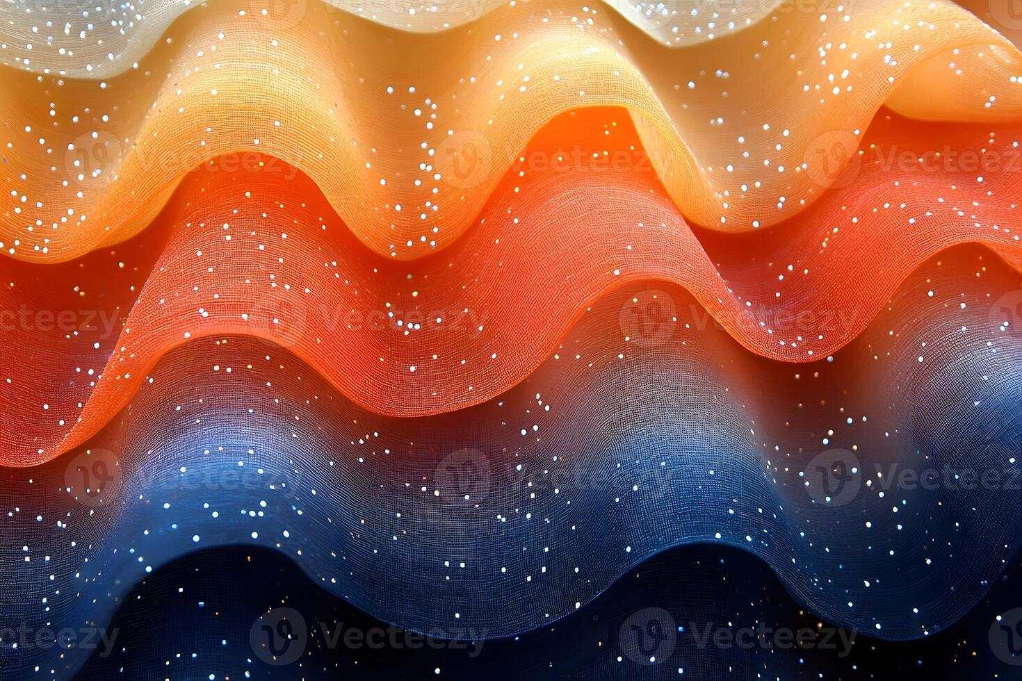 Vibrant Waves and Dots Abstract Art for Creative Design and Decor photo