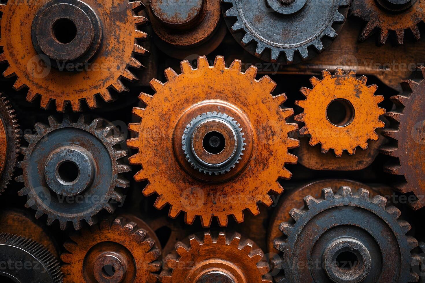 Industrial Gear Mechanism Concept for Engineering and Machinery Design photo