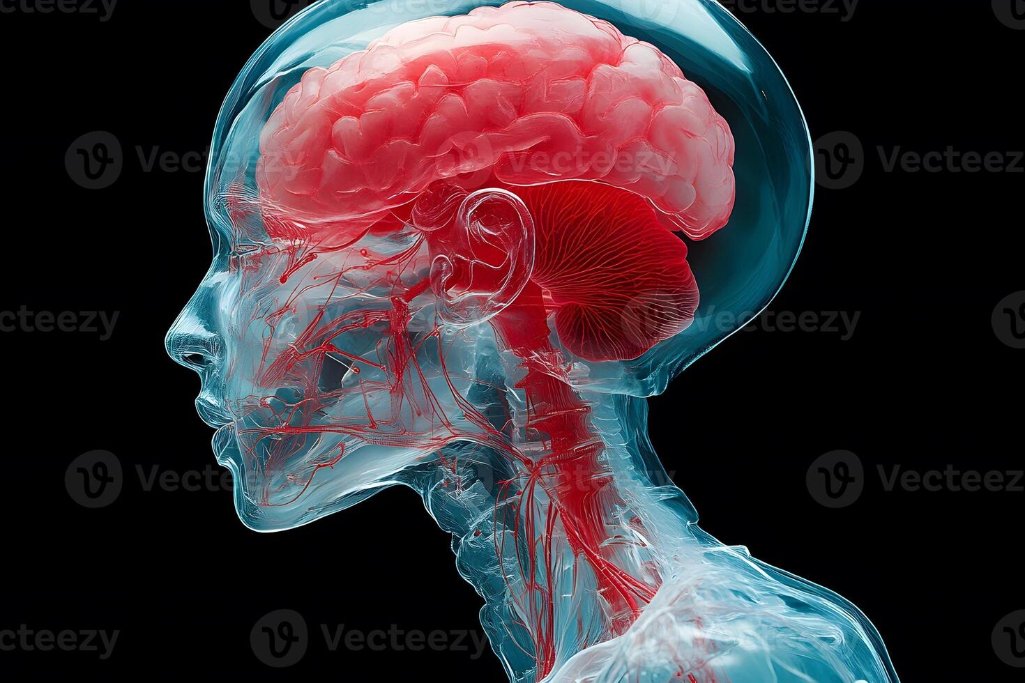 Anatomical Visualization of Human Brain and Nervous System for Medical Education and Design photo