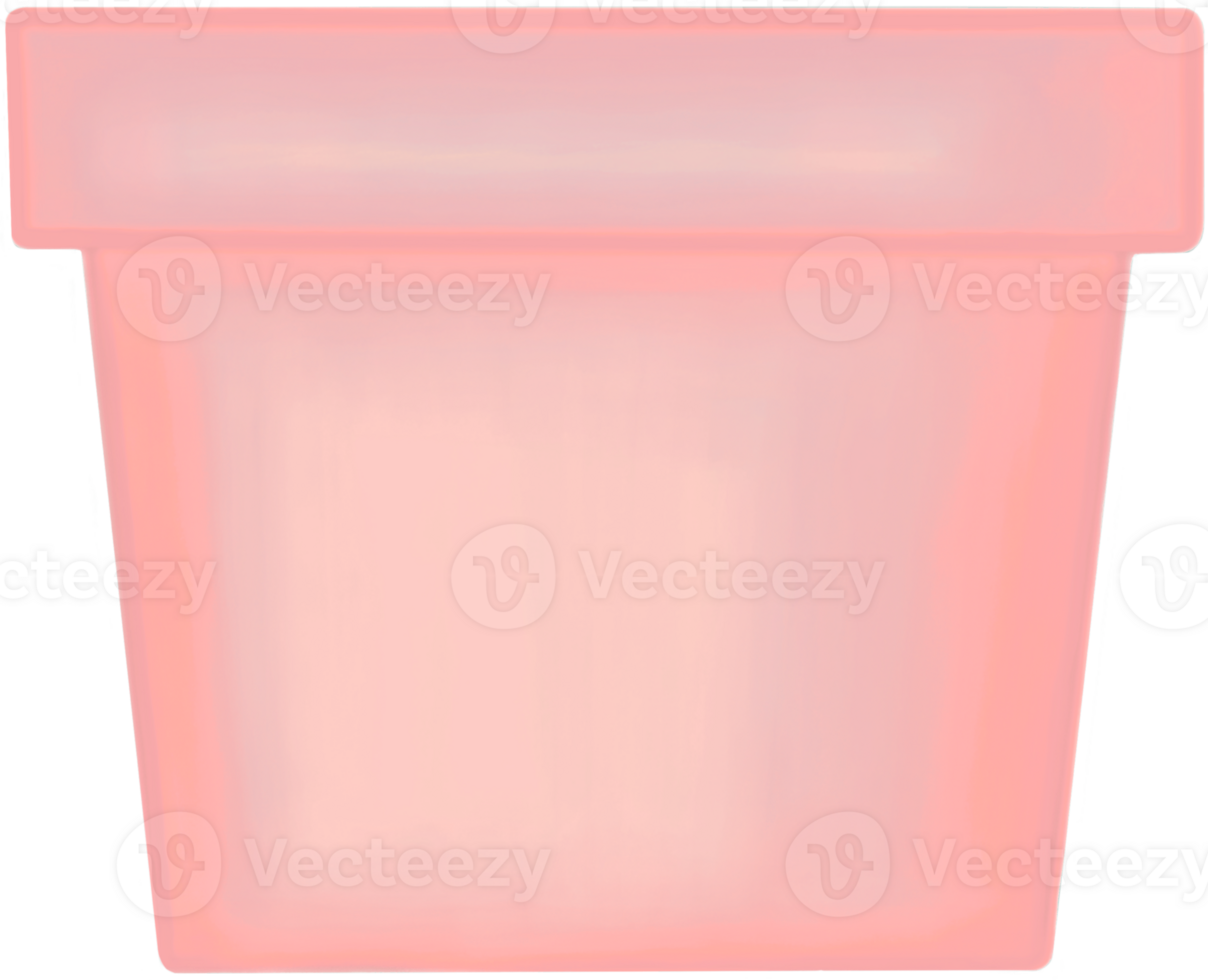 Lovely style and colors of a sweet pink pot for grow plant. png
