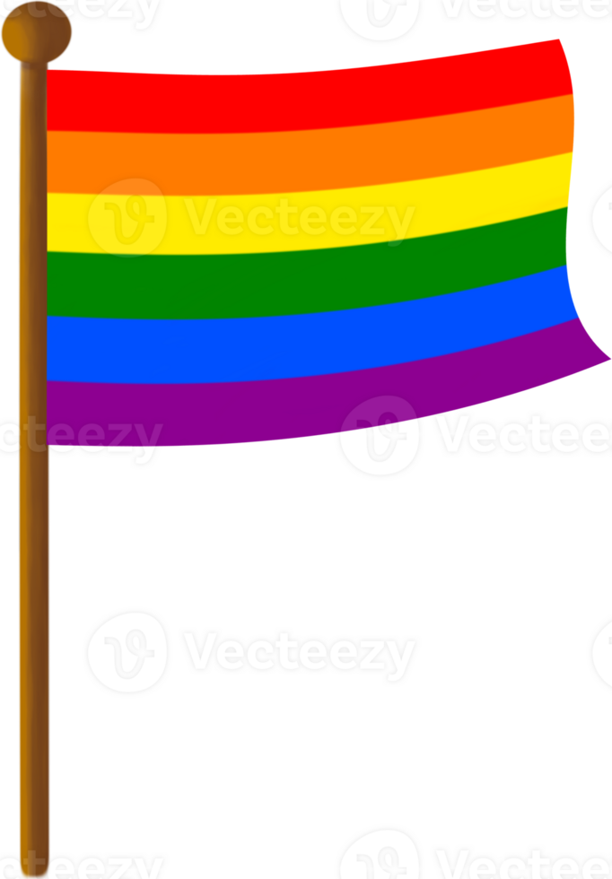 Wonderful mixed colors the rainbow flag or pride flag is the symbol of the LGBTQ png