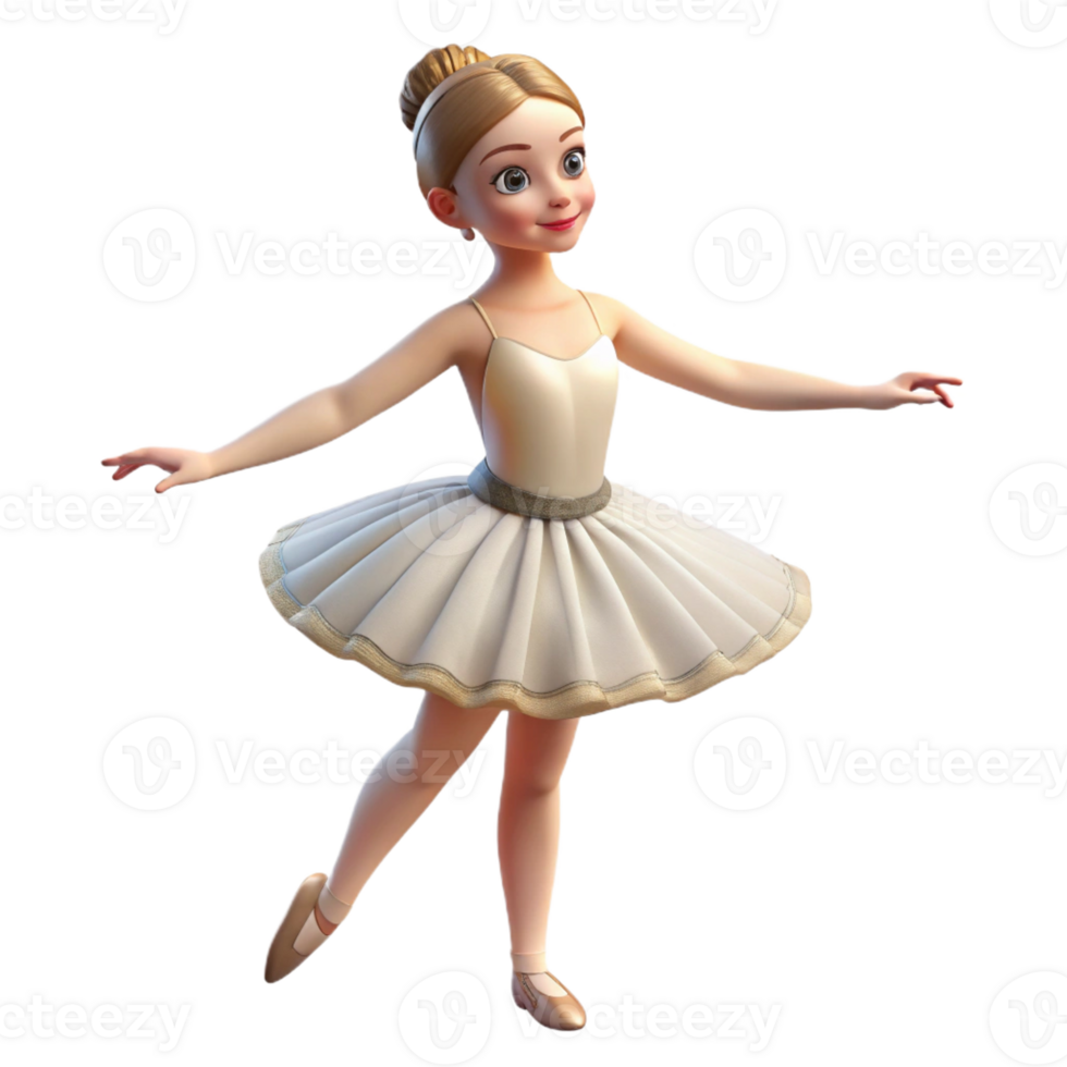 serene artistic Portrait of a ballerina in a tutu, a graceful pose, soft stage lighting, classical painting style authentic png