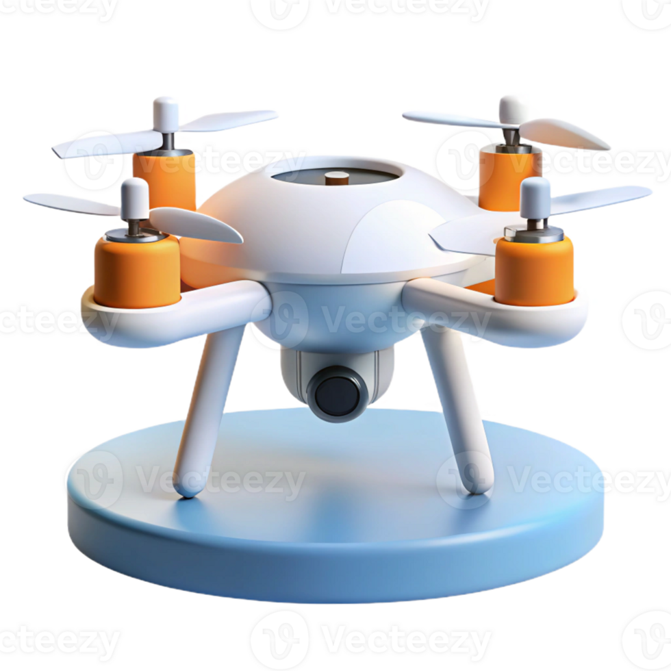 elegant rustic A solitary drone hovering in a sterile white room, sharp focus, minimalist style exclusive png