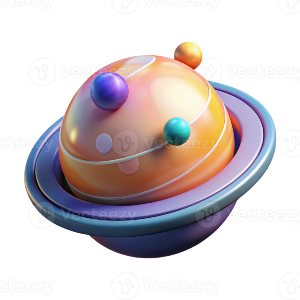 extraordinary artistic A holographic projection of the solar system, educational illustration style, soft lighting high resolution png