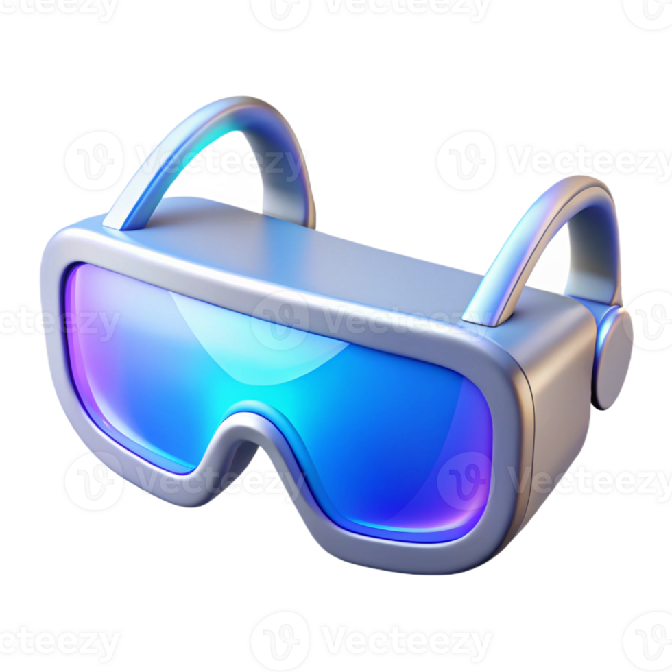 serene traditional A pair of augmented reality glasses displaying a holographic interface, sleek design, soft blue and white light, product photography style premium png