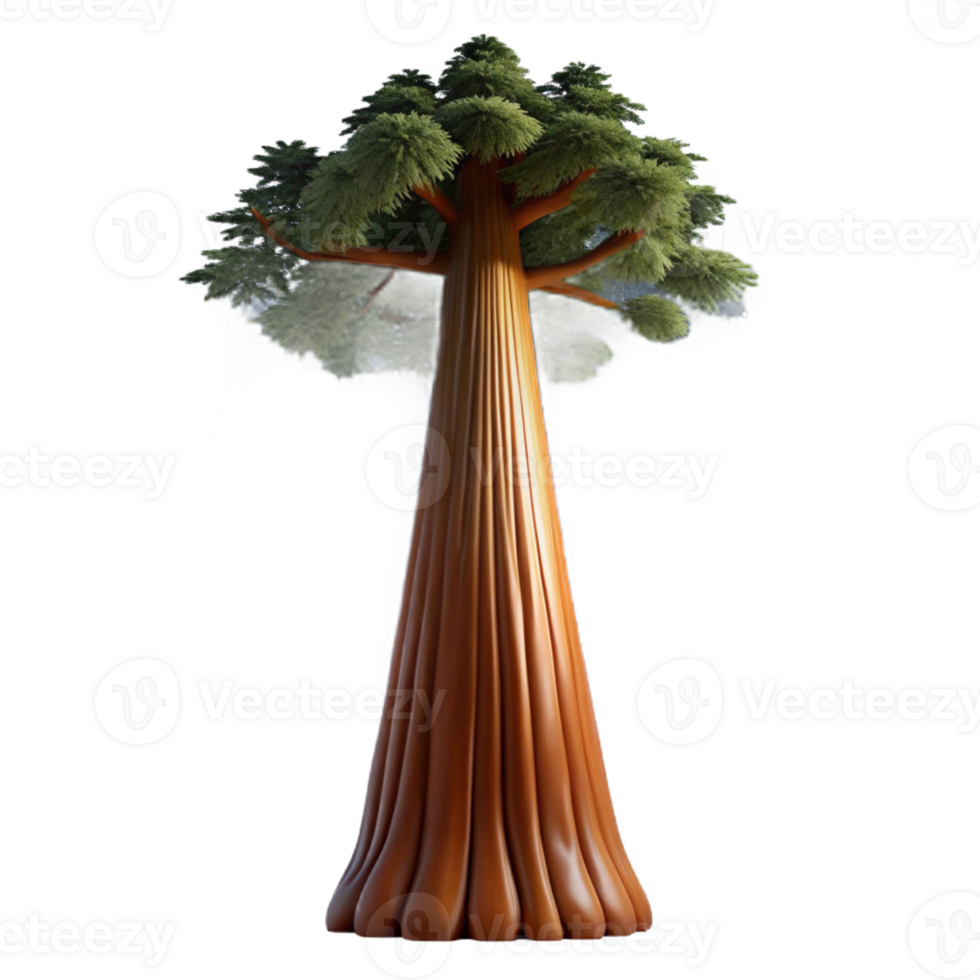 magnificent modern A giant sequoia tree reaching towards the starry night sky, low-angle shot, ethereal style detailed png